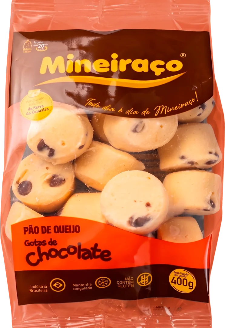 Pão de Queijo com Gotas de Chocolate Mineiraço