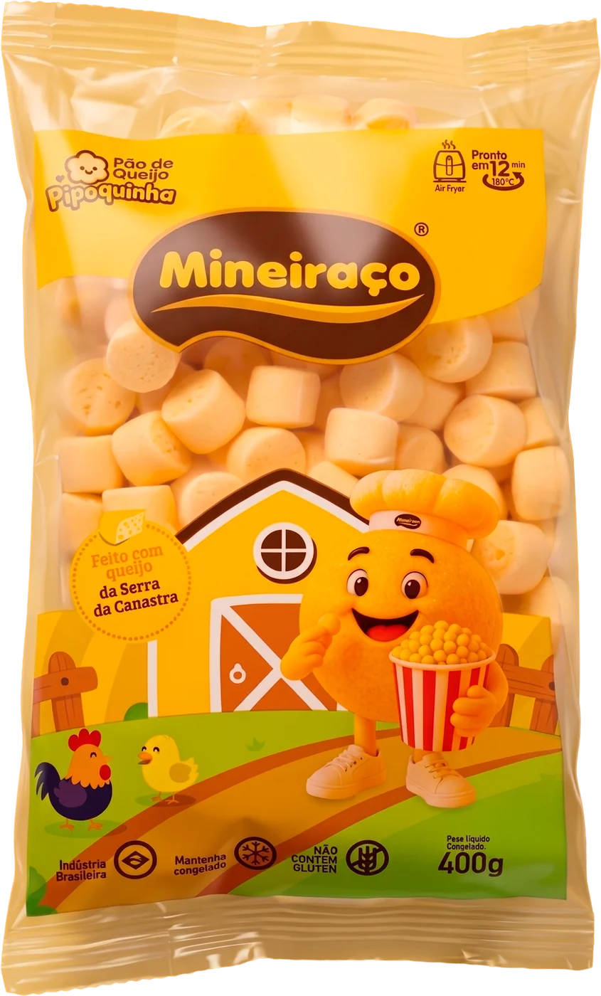 Pão de Queijo Pipoquinha Mineiraço