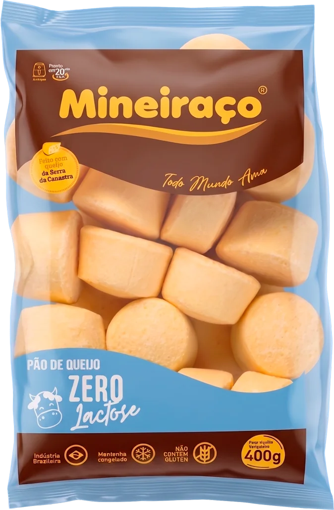 Pão de Queijo Zero Lactose Mineiraço